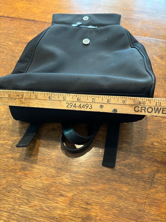 Cole Haan Black Nylon and Leather-Trim Backpack main image 7